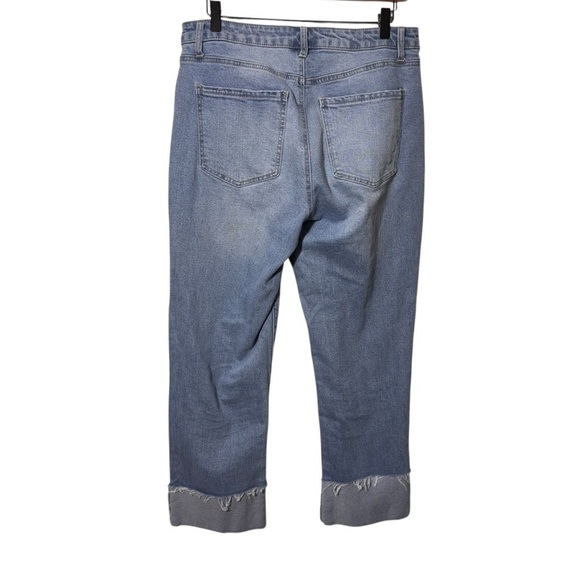 BCBGeneration Mega Cuff Wide Leg Jeans Size 30 Denim Casual - Picture 3 of 11